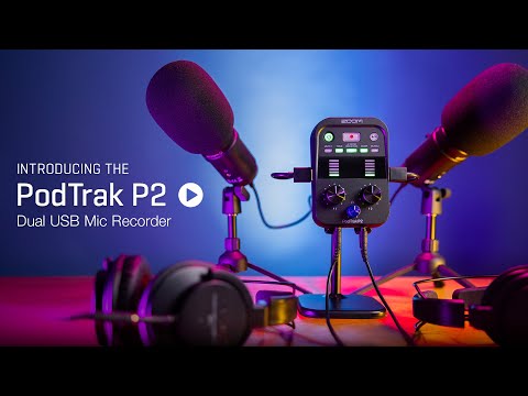 Zoom PodTrak P2 Podcast Recorder