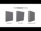 Vicoustic Cinema Piano VMT Acoustic Panel - Black with Black Frame, 2-Pack