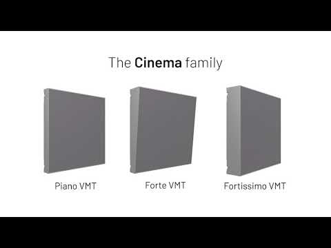 Vicoustic Cinema Piano VMT Acoustic Panel - Black with Black Frame, 2-Pack