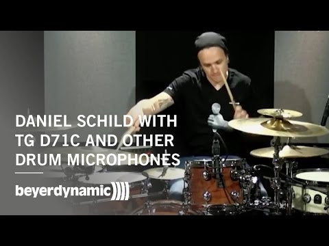 Daniel Schild with beyerdynamic TG D71c and other drum microphones