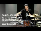 Daniel Schild with beyerdynamic TG D71c and other drum microphones