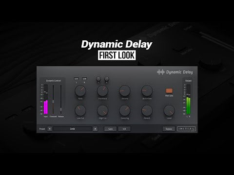 Initial Audio Dynamic Delay Sidechain Delay Plug-in - Electronic Delivery