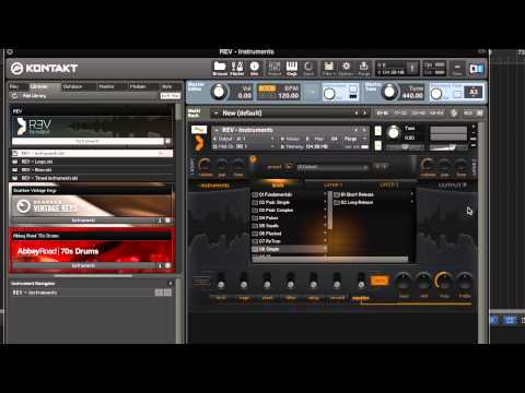 Output REV Kontakt Virtual Software Instrument - Electronic Delivery