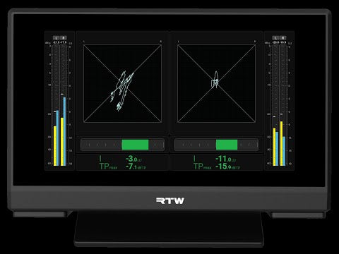 RTW TouchMonitor 5 Advanced Loudness Meter with Dante Connectivity