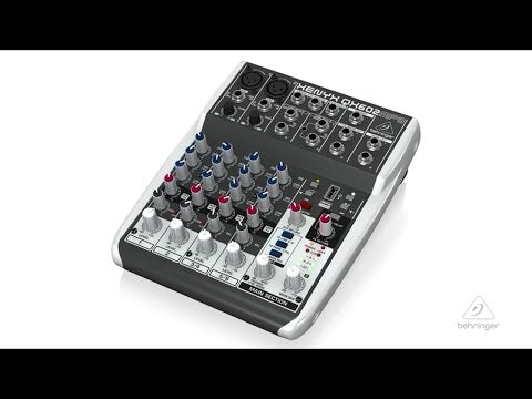 Behringer XENYX QX602MP3 6-Input Mixer