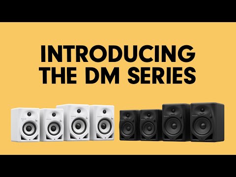 Pioneer DM-50D-BT 5" 2-Way Active Monitor with Bluetooth - Black, Pair