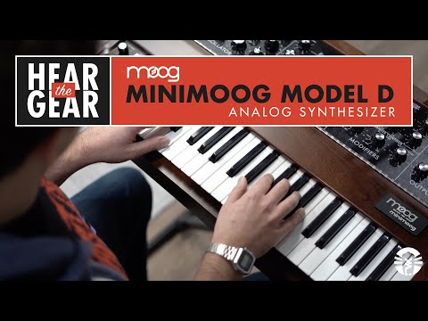 Moog Music Minimoog Model D Analog Synthesizer - Mahogany (Demo Deal)