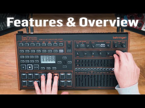 Behringer LM DRUM Retro-Style Drum Machine with Sequencer and Sampler