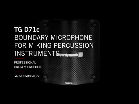 TG D71c boundary microphone for miking percussion instruments