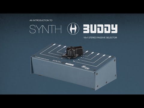 Heritage Audio Synth Buddy 10-to-1 Stereo Passive Desktop Switch
