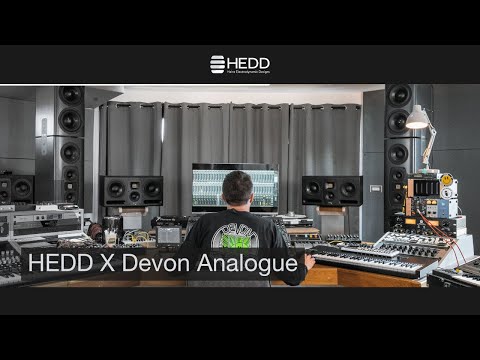HEDD Tower Mains Extended Powered Studio Monitor - Single, Gloss Black with Black Hardware