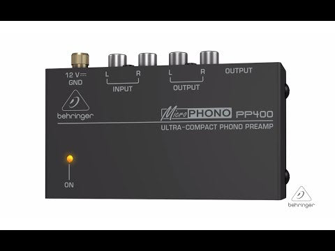 Behringer MICROPHONO PP400 Compact Phono Premap