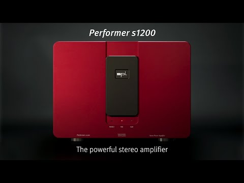 SPL Performer Stereo Power Amplifier s1200 - Black