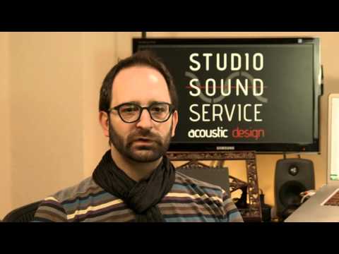 Installing Genelec 1236 SAM main studio monitor system in a room