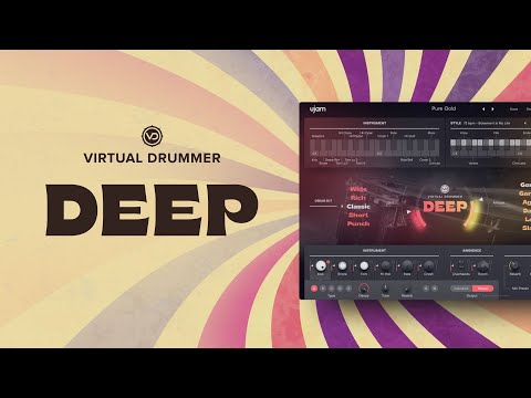 UJAM Virtual Drummer DEEP Drum Kit Virtual Instrument - Electronic Delivery Video 2