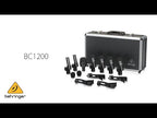 Behringer BC1200 Professional 7-Piece Drum Microphone Set