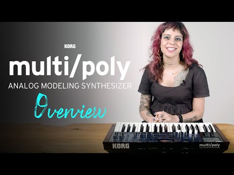 KORG multi/poly 37-Key Virtual Analog Modeling Synthesizer (Demo Deal)
