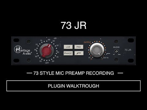 Heritage Audio 73 JR Preamp Plug-In - Electronic Delivery