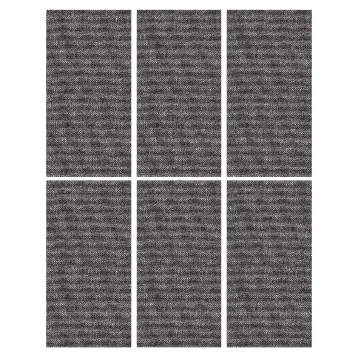 Primacoustic Broadway Signature Suite 24x48x2" Acoustic Panel with Beveled Edge - FR701, Medium Gray, 6-Pack