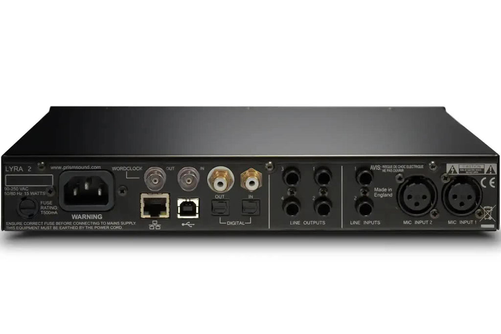 Prism Sound Lyra 2 Reference-Grade USB Audio Interface