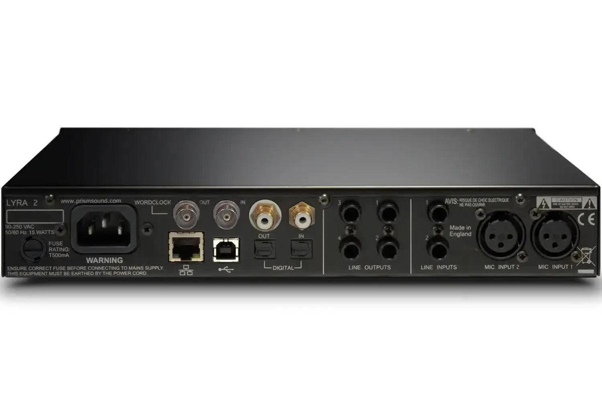 Prism Sound Lyra 2 Reference-Grade USB Audio Interface