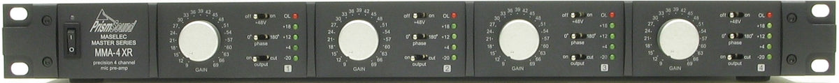 Prism Sound Maselec MMA-4XR Four Channel Mic Pre