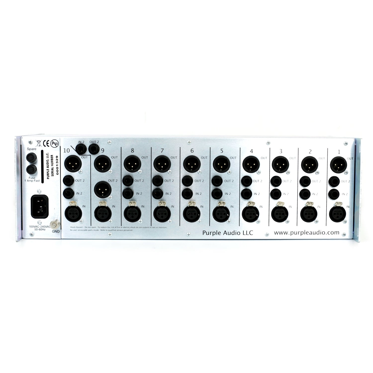 Purple Audio Sweet Ten 500 Series Rack – Vintage King