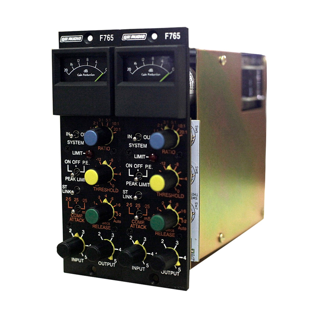 Q2 Audio Compex F765 500 Series Compressor Stereo Pair