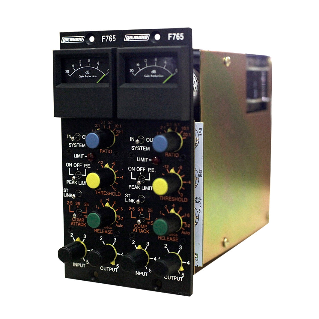 Q2 Audio Compex F765 500 Series Compressor Stereo Pair