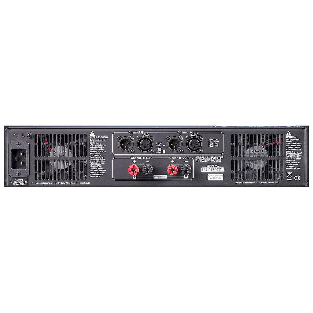 Quested AP1550-2 2-Channel 2x 1550 W Studio Power Amplifier