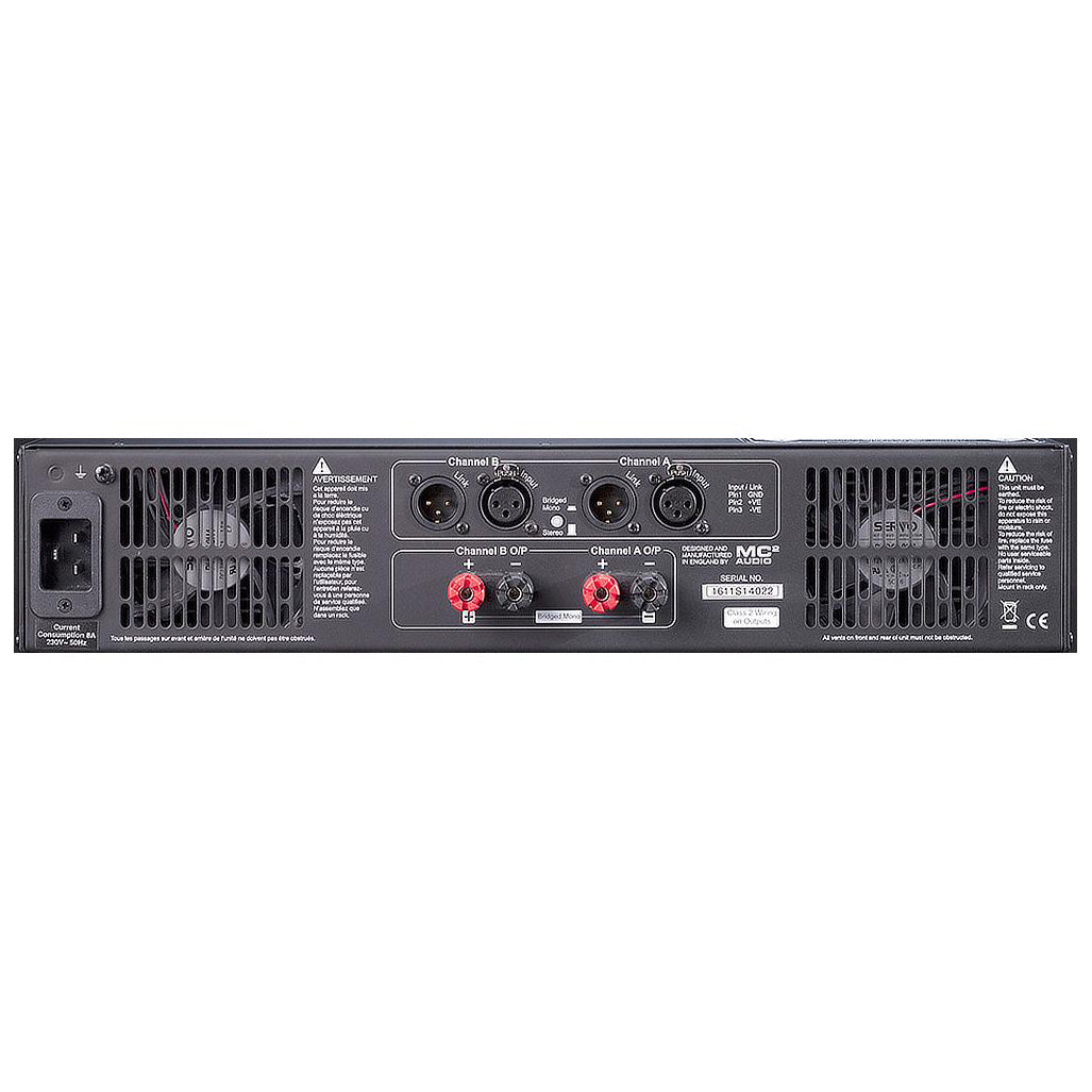 Quested AP1550-2 2-Channel 2x 1550 W Studio Power Amplifier