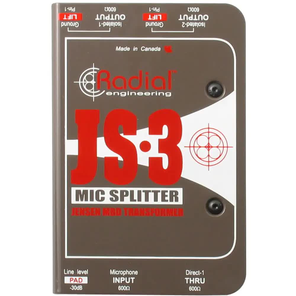 Radial Engineering JS3 Microphone Splitter