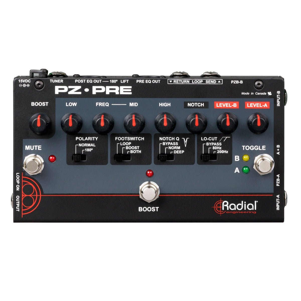 Radial Engineering PZ-Pre Acoustic Instrument Preamp