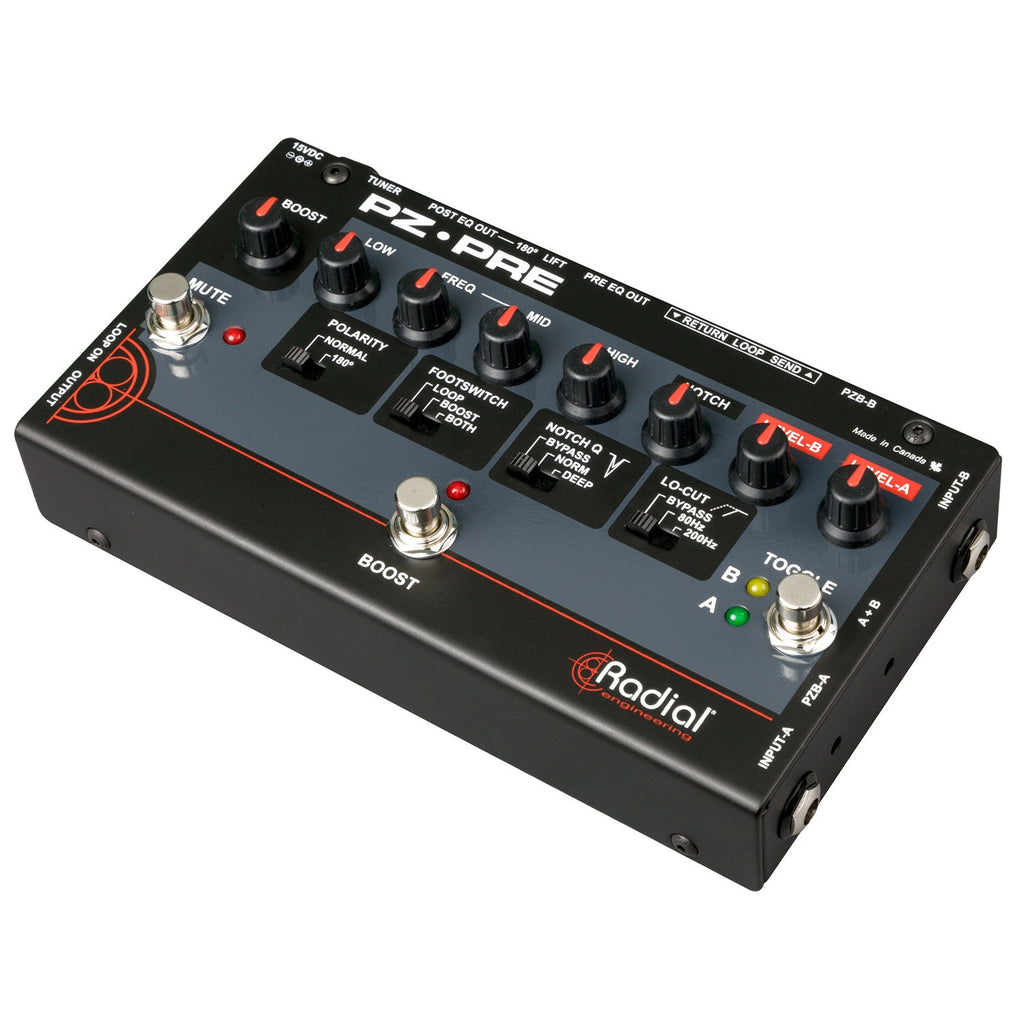 Radial Engineering PZ-Pre Acoustic Instrument Preamp