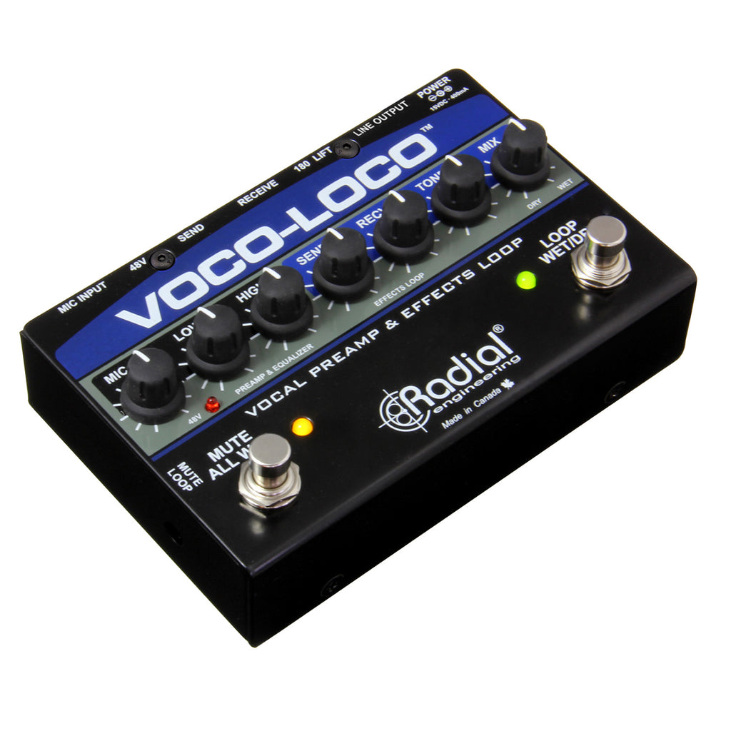 Radial Engineering Voco-Loco Effects Switcher for Voice or Instrument (Demo Deal)