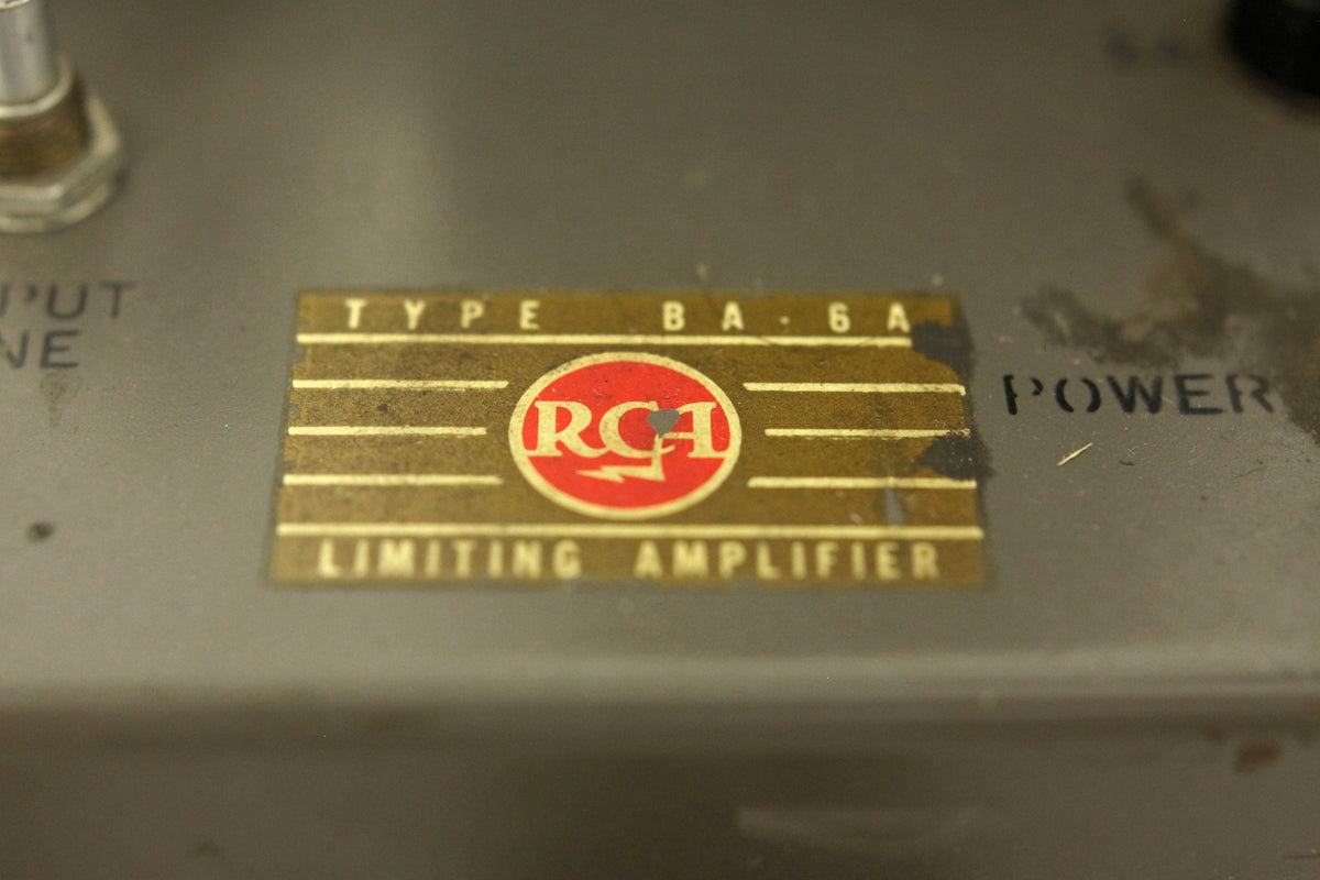 RCA BA6A Mono Tube Compressor/Limiter #VK-620 (Vintage)