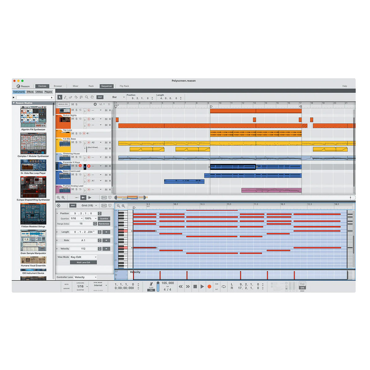 Reason Studios Reason 13 DAW Software Upgrade from 12 - Electronic Delivery