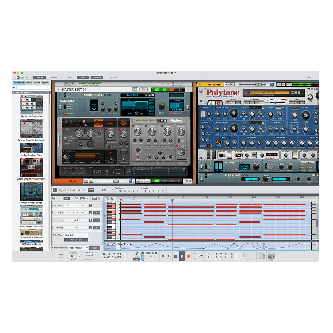Reason Studios Reason 13 DAW Software - Electronic Delivery