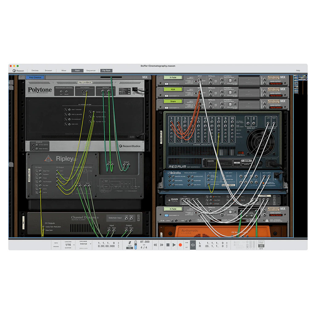Reason Studios Reason 13 DAW Software - Electronic Delivery