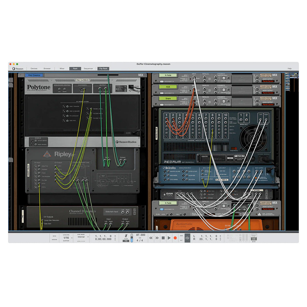Reason Studios Reason 13 DAW Software - Electronic Delivery