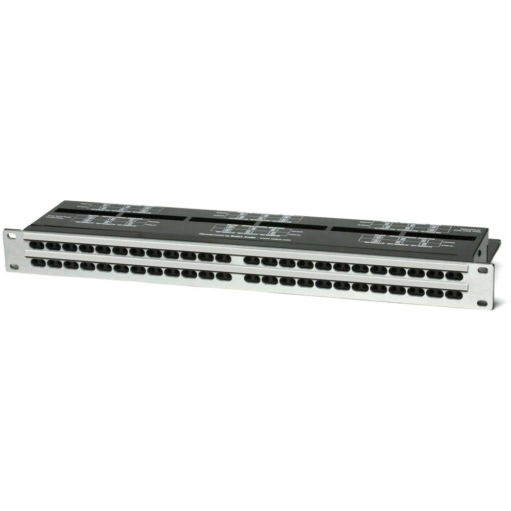 Redco R196-D25PG TT/DB25 96-Point Bantam Patch Bay - Black Powdercoat