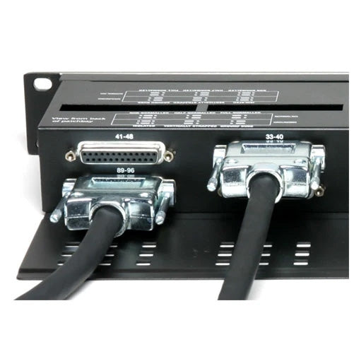 Redco R196-D25PG TT/DB25 96-Point Bantam Patch Bay - Black Powdercoat