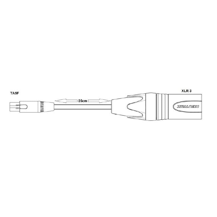 REMIC Microphones RAD 001 Adapter TA5F to XLR3 for REMIC Studio/Live Microphones (Demo Deal)