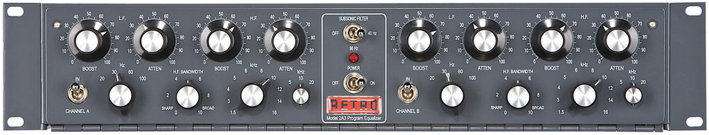 Retro Instruments 2A3 Tube Program EQ
