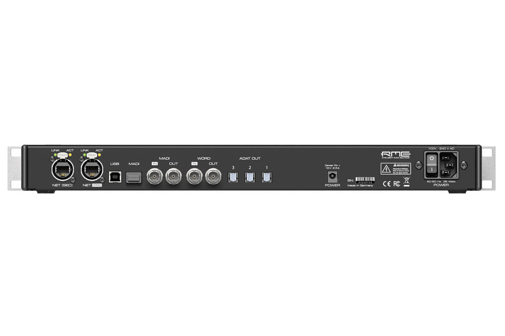 RME 12Mic-D Network-Ready Microphone Preamp with Dante, ADAT and MADI