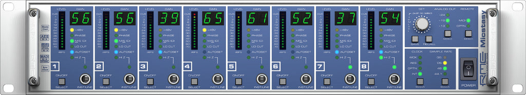 RME Micstasy 8-Channel Microphone/Line Preamp with AD