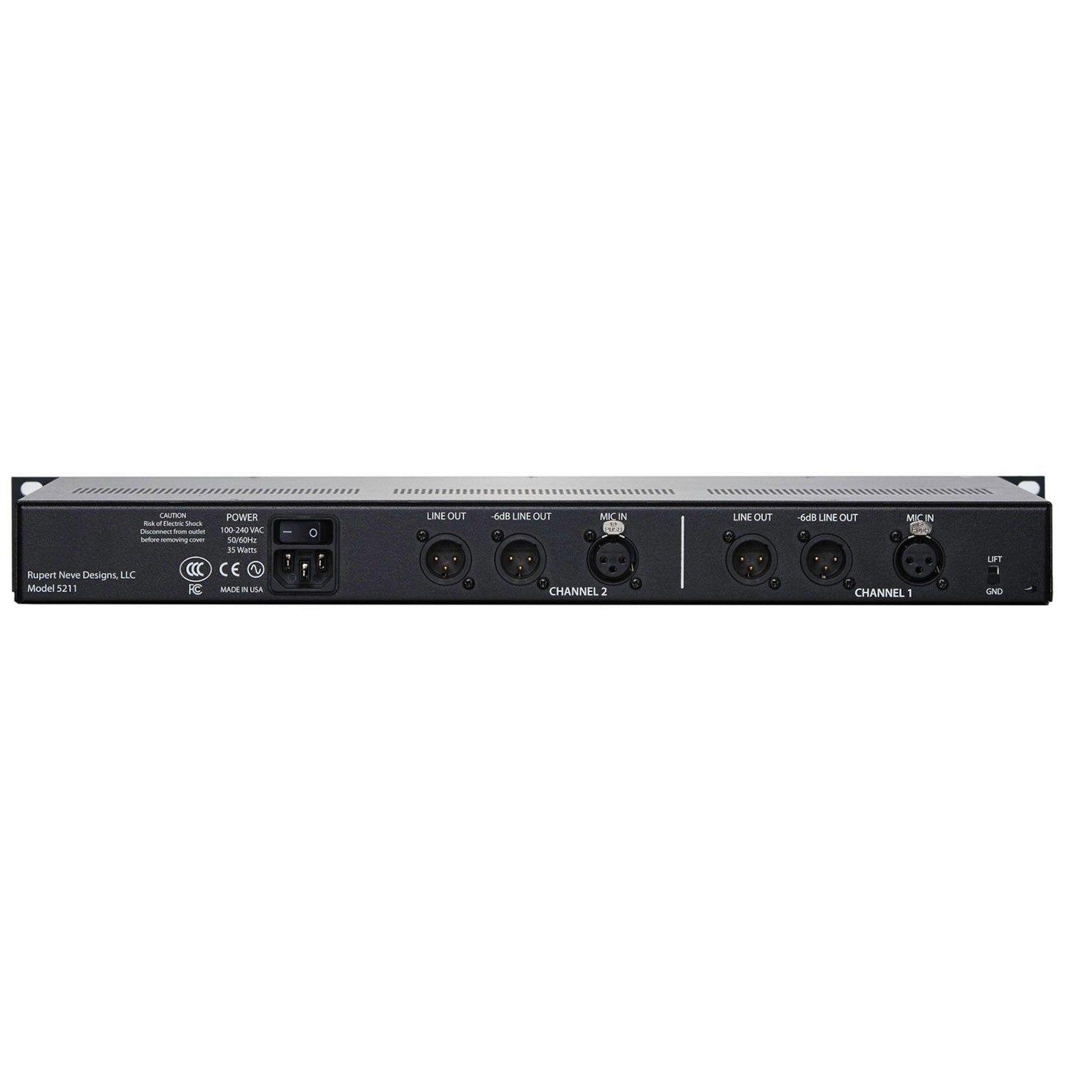 Rupert Neve Designs 5211 2-Channel Microphone Preamp – Vintage King