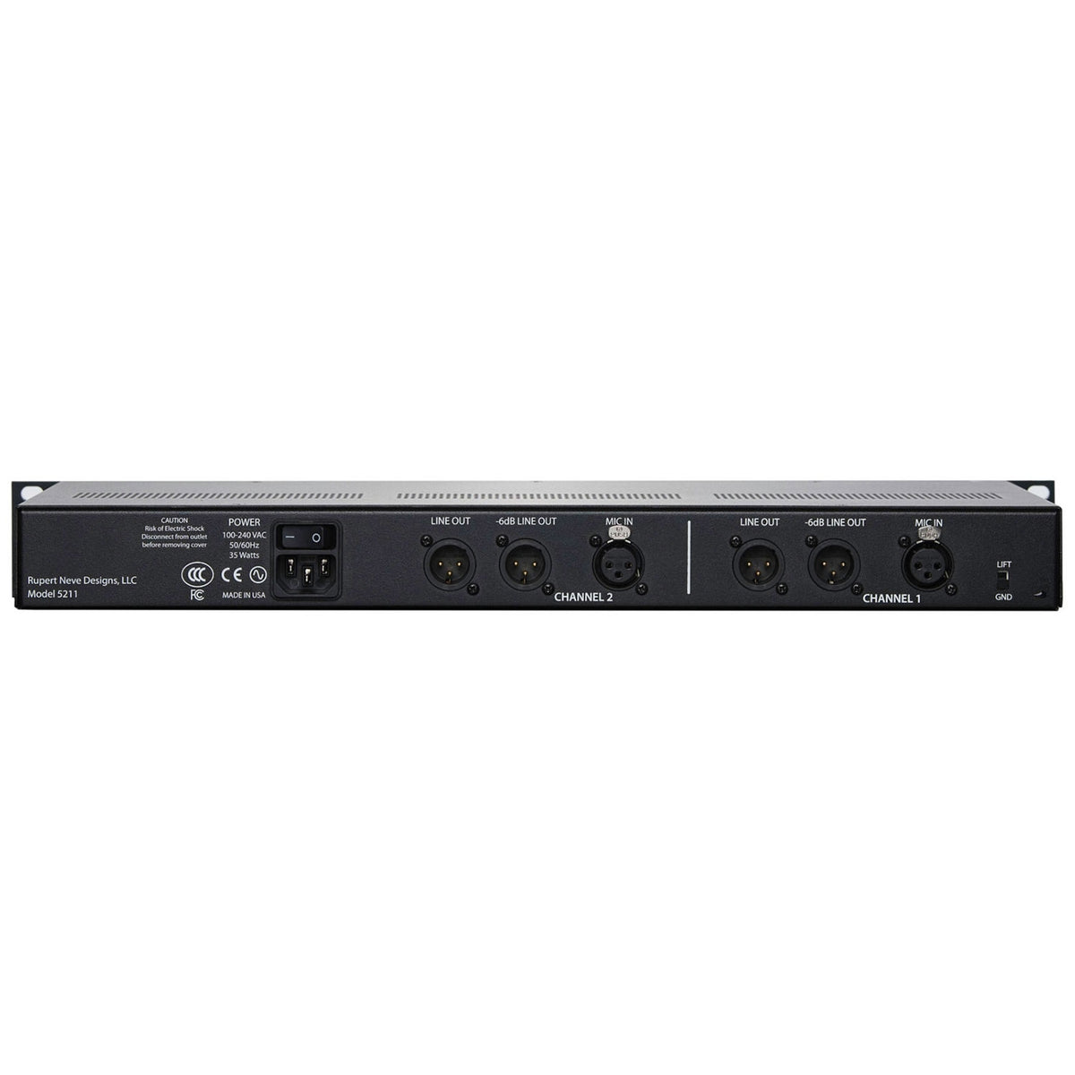Rupert Neve Designs 5211 2-Channel Microphone Preamp