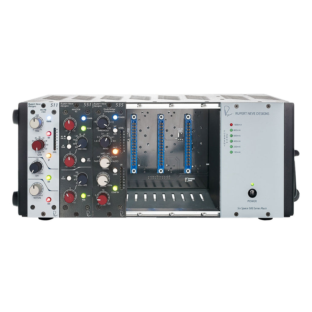Rupert Neve Designs 500 Series Channel Strip R6 Chassis with 511, 535, 551 Modules