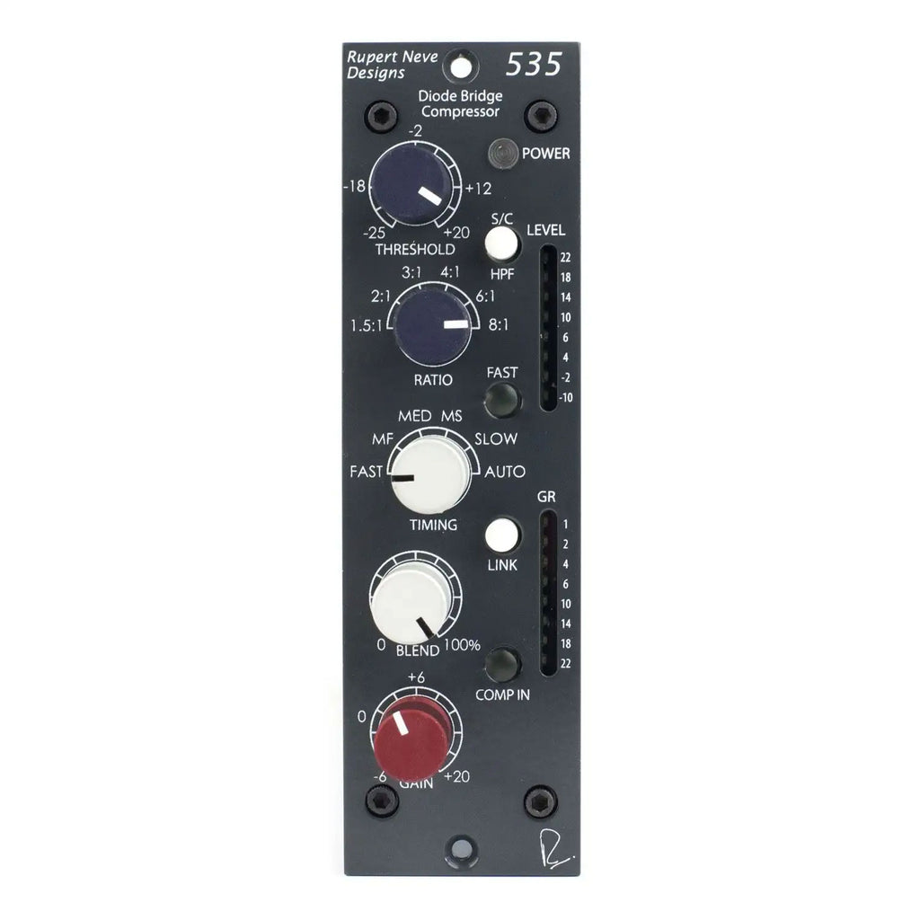 Rupert Neve Designs 500 Series Channel Strip R6 Chassis with 511, 535, 551 Modules